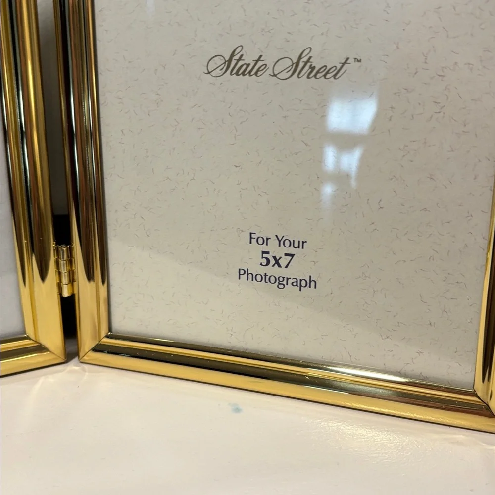 Brass Double Picture Frame